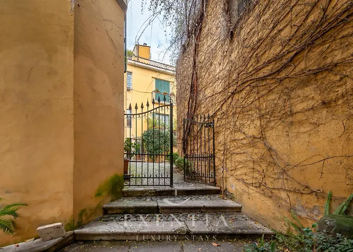 Exentia Stays - Private Garden Villa With Jacuzzi Near Spanish Steps, Via Margutta - Rome *