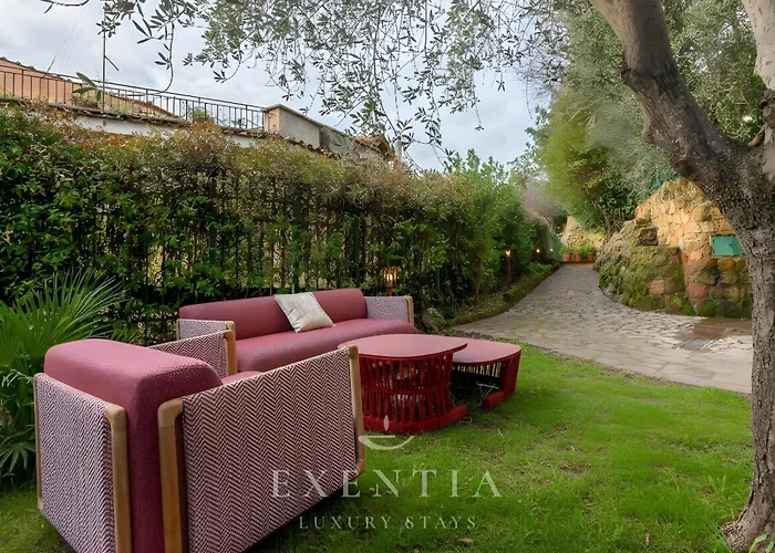 Exentia Stays - Private Garden Villa With Jacuzzi Near Spanish Steps, Via Margutta - Rome ローマ