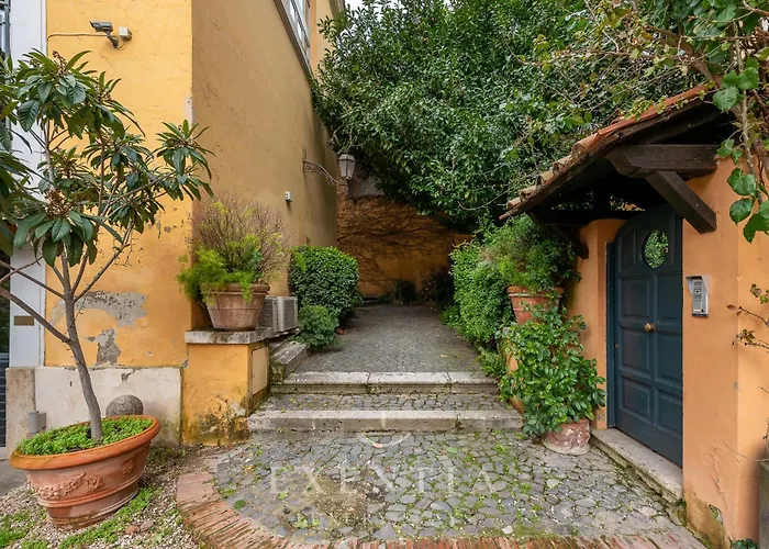 ヴィラ Exentia Stays - Private Garden Villa With Jacuzzi Near Spanish Steps, Via Margutta - Rome ローマ