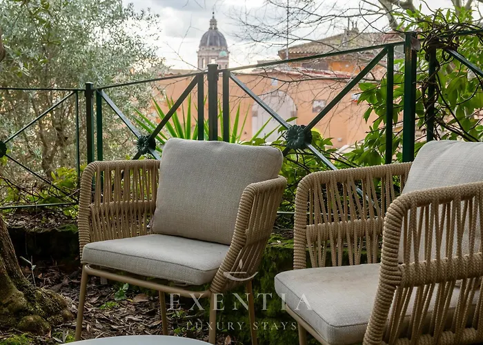 ヴィラ Exentia Stays - Private Garden Villa With Jacuzzi Near Spanish Steps, Via Margutta - Rome