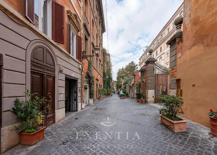 ヴィラ Exentia Stays - Private Garden Villa With Jacuzzi Near Spanish Steps, Via Margutta - Rome ローマ