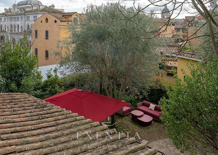 ヴィラ Exentia Stays - Private Garden Villa With Jacuzzi Near Spanish Steps, Via Margutta - Rome ローマ